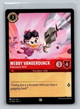 Lorcana Webby Vanderquack - Enthusiastic Duck (127/228) Into the Inkland... - £1.48 GBP