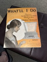 What I&#39;ll Do ~ 1924 Irving Berlin Sheet Music - $6.93