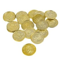 Gold Coins - Bag of 144 plastic pieces - £7.72 GBP