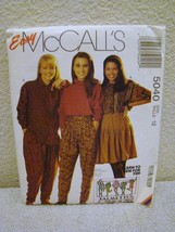 McCall&#39;s #5040 Misses&#39; Blouse, Skirt and Pants (Size 12), Uncut Sewing Pattern - £3.52 GBP