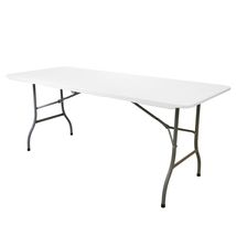 Elama 6 Foot Plastic Folding Table in White - $1,761.64 MXN Elama 6 Foot Plastic Folding Table in White - $1,761.64 MXN