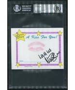 McKENZIE LEE PORN STAR SIGNED AUTOGRAPHED LIP PRINT CARD SEXY KISS BAS S... - $119.79 CAD