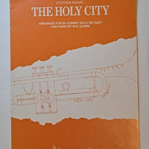 Stephen Adams The Holy City sheet music for B coronet solo or duet &amp; Piano - £5.46 GBP