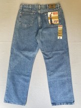 Wrangler Jeans 36x30 Blue Denim Relaxed Fit Five Star Straight Tag 36x30... - $21.65
