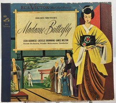 RCA Victor Red Seal Highlights Puccini&#39;s Madame Butterfly 78 RPM Record Set - $14.95