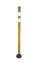 Gorilla Post Magnetic Yellow Impact Recovery Delineator Bollard Sign Post 48" A image 3