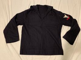 VINTAGE 1970 NAVY SAILOR UNDRESS BLUE JUMPER CRACKER JACK UNIFORM BLOUSE... - $88.19