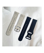 2pcs Floral Engraved Silicone Bands for Samsung Galaxy Watch 6 5 4 Activ... - $163.85 MXN