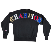 Champion Reverse Weave Back Spelled Out Crewneck Sweatshirt Vintage Men’s Small - £19.22 GBP