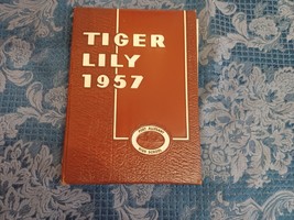 Port Allegany PA Port Allegany High School Yearbook Tiger Lily 1957 - £19.12 GBP