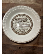 Royal China Jeannette Cheese Cake Recipe Pie Plate 11 Inch Baking Dish V... - $262.08 MXN