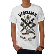 Wellcoda Rebellion Tyranny Mens T-shirt, Uprising Graphic Design Printed... - $18.61+