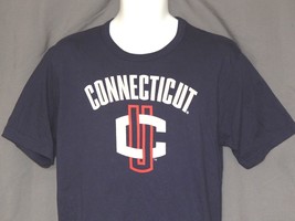 UCONN Huskies T-Shirt Mens Medium Blue University of Connecticut Storrs NEW - £11.55 GBP