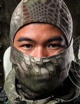 Acid Tactical Brown / Green Hexagon Camouflage Balaclava Full Face mask ... - $10.77