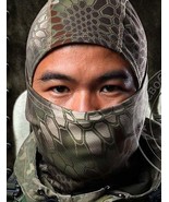 Acid Tactical Brown / Green Hexagon Camouflage Balaclava Full Face mask ... - $201.61 MXN