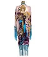 ARTDECO STEVIE NICK&#39;S STYLE SILK MUCHA GYPSY BOHEMIAN DELUXE VELVET SILK... - $446.81 CAD