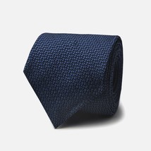 Ledbury Mens Carberry Tie Silk,Navy,One Size - £87.12 GBP
