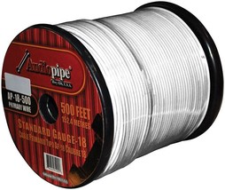 Audiopipe Primary Wire 18-Gauge 500 Foot Spool - White - $88.70 CAD