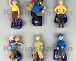 The Adventures of Tintin 6 Pieces 3 Inch Figure Set Figurines Captain Ha... - $20.99