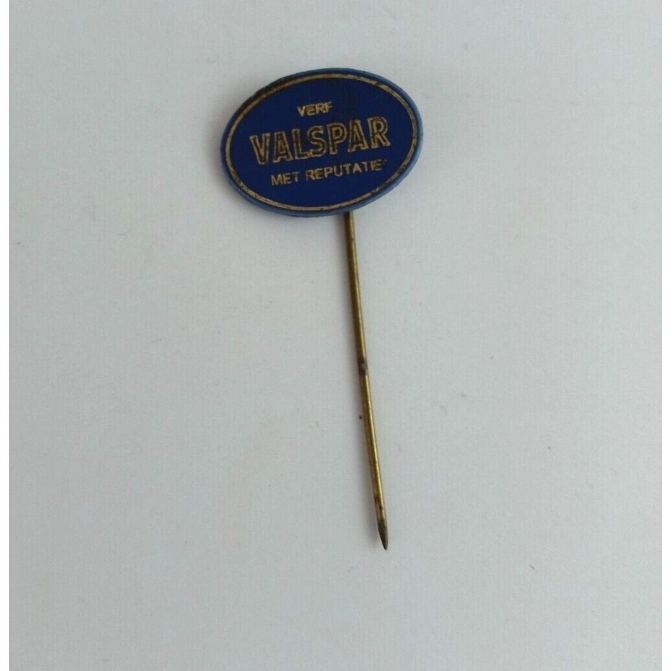 Vintage Verf Valspar Met Reputate Europeon Stick Lapel Pin - $6.44