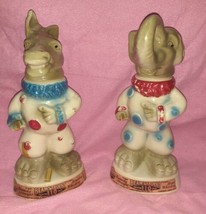 Jim Beam Set of 1968 &quot;Clowns&quot; Political Decanters As Is Vintage  - £21.21 GBP