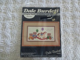 1985 Dale Burdett PITIFUL PALS PLAYTIME Country Cross Stitch KIT CK355 - £6.25 GBP