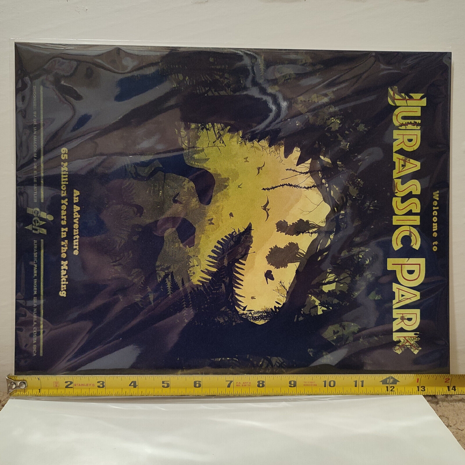 Welcome To Jurassic Park Limited Edition Art Print & Certificate Of ...