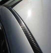 2000-2004 Cadillac Seville Carbon Fiber Roof Trim Moldings 2PC 2001 2002 2003... - £39.95 GBP