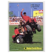 BMF Rally Programme Magazine 1992 mbox611 Motor Cycle News - £3.92 GBP