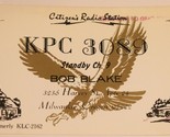 Vintage CB Ham radio Amateur Card KPC 3089 Milwaukie Oregon QSL  - $4.94