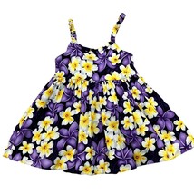 Pacific Legend Apparel Purple/Yellow Toddler Hawaiian Dress 2T - £11.51 GBP