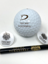 Trump International Golf Links Golf Ball, 2 Ball Markers, 1 Pencil, 4 Tees - £18.95 GBP