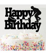 Hockey Happy Birthday Cake Topper | Theme Birthday Cake Topper | Customi... - $8.00