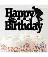 Hockey Happy Birthday Cake Topper | Theme Birthday Cake Topper | Customi... - £6.29 GBP