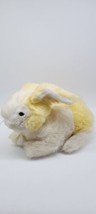 RARE Commonwealth Easter Bunny Rabbit Plush Stuffed White/Yellow Cottontail 17&quot;  - £48.75 GBP