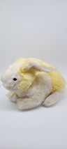 RARE Commonwealth Easter Bunny Rabbit Plush Stuffed White/Yellow Cottontail 17&quot;  - £46.35 GBP