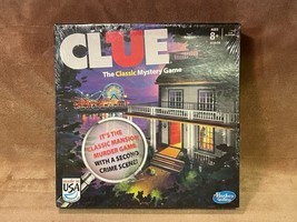 Hasbro CLUE: Classic Mystery Game, Mansion Murder w/2nd Crime Scene-NEW, SEALED - £10.12 GBP