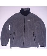 The North Face Women&#39;s Jacket M Gray Fleece Full Zip - $17.32
