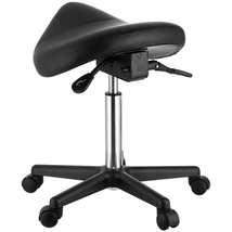 VEVOR Saddle Stool with Wheels, 400 LBS Weight Capacity, Black - $1,759.79 MXN
