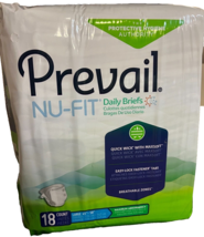 Prevail Nu-Fit 18ct Large 45-58 Daily Briefs Adult Protective Underware ... - £27.63 GBP