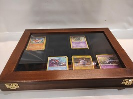 Wooden Figure Storage Box, Pokemon, Digimon, Mag...-
show original title... - £62.93 GBP