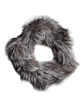 Dolce & Gabbana Dolce & Gabbana Gray Fox Fur Neck Wrap Warmer Winter Scarf Size - $24,162.97 MXN