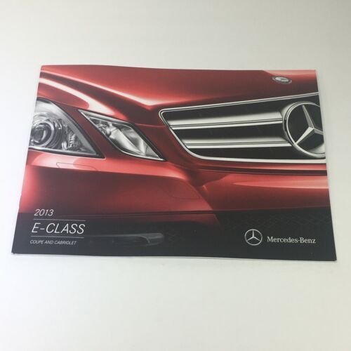 2013 Mercedes-Benz E-Class Coupe Cabriolet Dealership Car Auto Brochure Catalog - $12.30