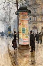 Parisian Street Scene 1885 by Jean Beraud Old Masters 13x19 Print - £31.64 GBP