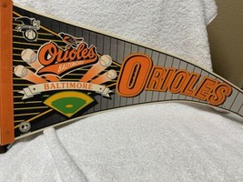 Vintage WinCraft Baltimore Orioles 30&quot; x 20&quot; Pennant Orioles MLB VGC - £20.63 GBP
