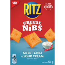 12 Boxes Christie Ritz Cheese Nibs Sweet Chili &amp; Sour Cream Crackers 200g Each - £46.98 GBP