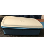 VINTAGE TUPPERWARE TUPPERCRAFT &quot;STOW N GO&quot; SEWING CRAFTS BOX #767-13 BRI... - £8.48 GBP