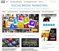 * SOCIAL MEDIA MARKETING * blog website business for sale w/ AUTO UPDATING - $127.00