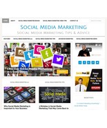 * SOCIAL MEDIA MARKETING * blog website business for sale w/ AUTO UPDATING - $2,328.95 MXN