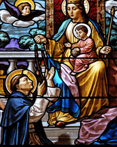 Saint Dominic receives the Rosary 8 by 10 print - $9.81 CAD